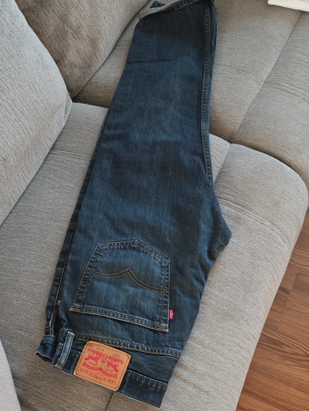 Levi's Men's Dark Indigo Straight Jeans